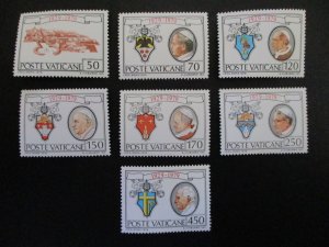 Vatican #657-63 Mint Never Hinged  -WDWPhilatelic (8/24) 2