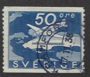 Sweden SC#263 Used F-VF SCV$8.50...Great Spot(s)!