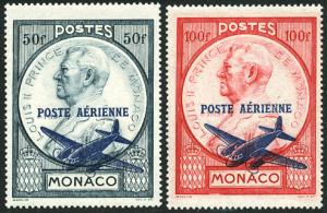 Monaco C8-9 MLH  - Airplane Overprint