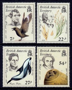 British Antarctic Territory 1985 Flora & Fauna - Naturalists MNH Set SC 125-128