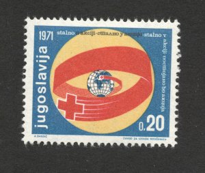 YUGOSLAVIA-MNH STAMP RED CROSS-TAX STAMP - 1971.