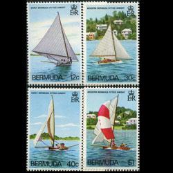 BERMUDA 1983 - Scott# 437-40 Boats Set of 4 NH