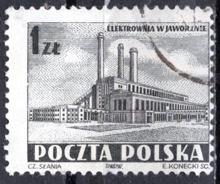 Poland; 1952: Sc. # 553  Used CTO Single Stamp
