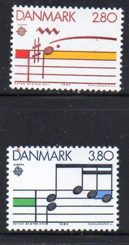 Denmark Sc 773-4 1985 Europa stamp set mint NH