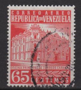 Venuzuela 1958 - Scott C667 used - 65c, Post Office Caracas