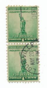 USA 1940  Scott 899 used - 1c, For Defense, Industry Agriculture