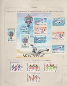 Montserrat Used Stamp Collection