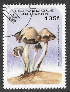 BENIN 1996 135fr Mushrooms Pictorial Sc 881 CTO Used