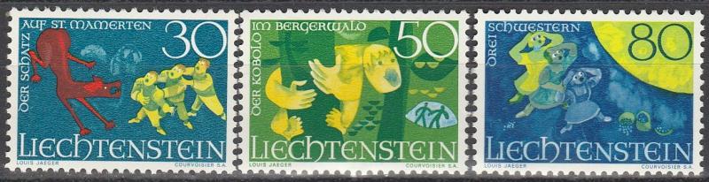 Liechtenstein #443-5 MNH F-VF  (S430)