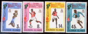 Solomon Islands  1969 SC# 198-201 MNH-OG E34