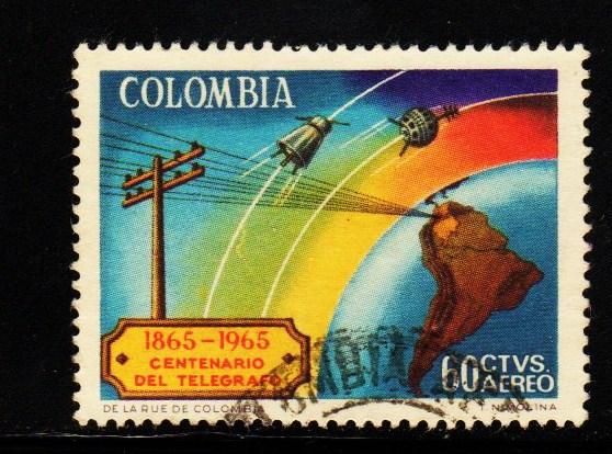 Colombia - #C470 Satellites  - Used