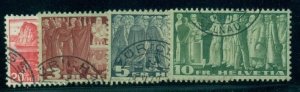 SWITZERLAND #243-6 Complete set, Voting, used, VF, Scott $80.90