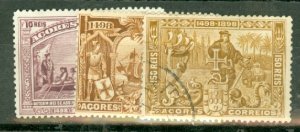 HN: Azores 94, 99 mint; 96-8, 100 used CV $88; scan shows only a few