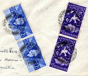 GB SCOTLAND KGVI Cover *V* FOR VICTORY Angus Carnoustie 1946 K41b