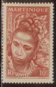 France - Martinique - Woman SC# 217 MNH-OG