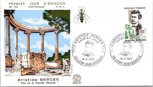 FDC France 1972 - Aristide Berges - Lorp-Sentaraille - F37405