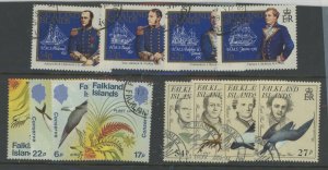 Falkland Islands #412-15/429-32 Used Single (Complete Set)