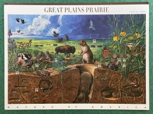 Scott 3506 GREAT PLAINS PRAIRIE Pane of 10 US 34¢ Stamps MNH 2001