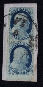 U.S. -  9 - Bottom Margin Pair - 94R1L and 84R1L - Used