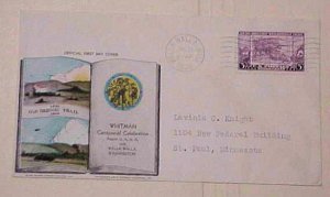 US OLD OREGON TRAIL 1936 CACHETED