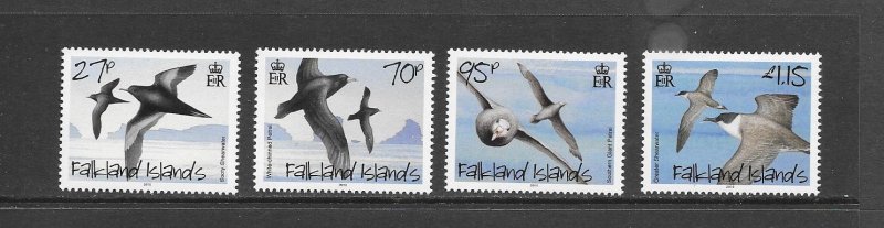 BIRDS - FALKLANDS #1012-15 MNH