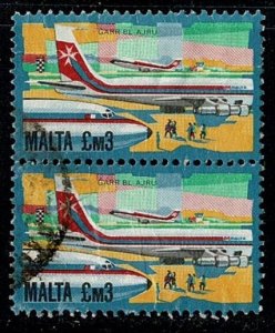 Malta #607 ?m3 plane pair ? top w crease