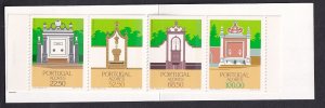 Portugal  Azores   #357a-360a  1986   MNH booklet  regional architecture