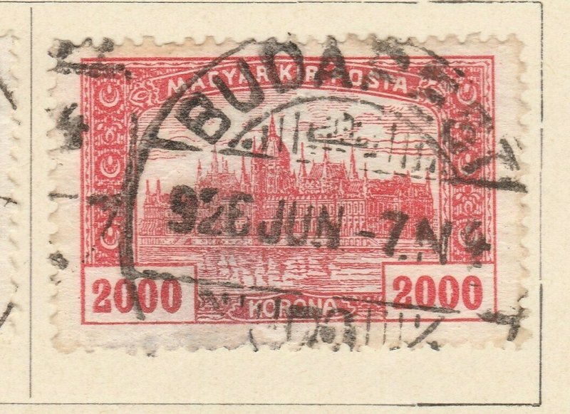 A6P8F84 Ungarn Hongrie Hungría Hungary 1920-24 2000k used