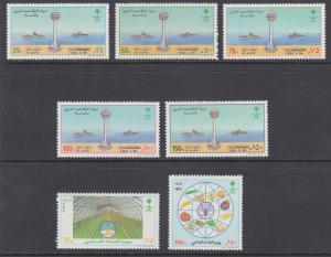 Saudi Arabia Sc 1198/1213 MNH. 1994 issues, 2 cplt sets, 1198-1202, 1212-1213 VF