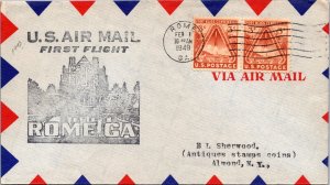 FFC 1949 Airmail - Rome, GA To Atlanta GA - J3412