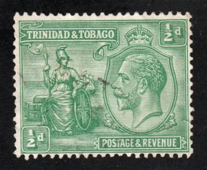Trinidad and Tobago - King George V & Britannia 1/2p - VG - # 21 - Used