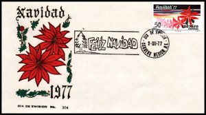 Mexico 1159 Christmas U/A FDC