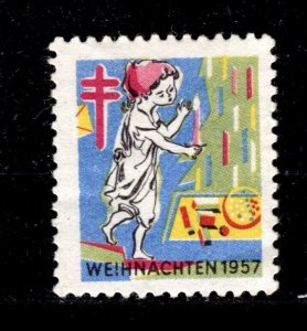 ED-276 OAS-CNY  CINDERELLA STAMP - GERMAN TUBERCULOSIS 1957