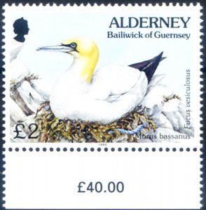 Alderney. Definitive. Birds 1995.