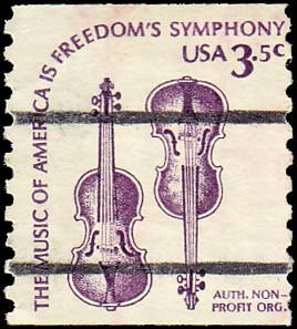 Scott 1813a Weaver Violins Precancel Used