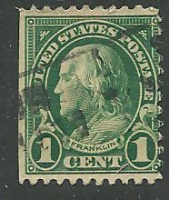 US Cat # 552, Franklin, Used*-