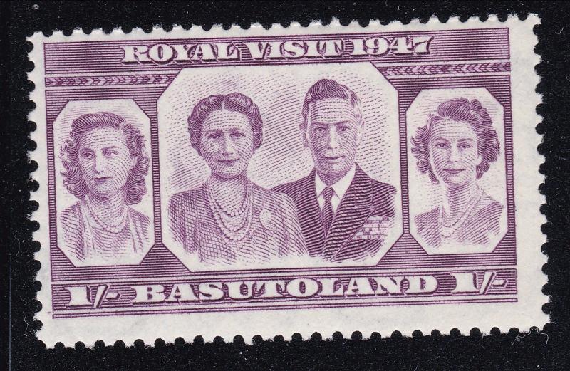 1947 Basutoland MINT Set, Scott # 35 - 38 Visit of the Royal Family