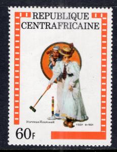 Central African Republic 507 Norman Rockwell MNH VF