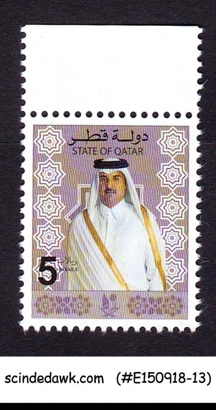 QATAR - 2016 KING SHAIKH TAMIM HAMAD AL-THANI / DEFINITIVE - 1V MNH