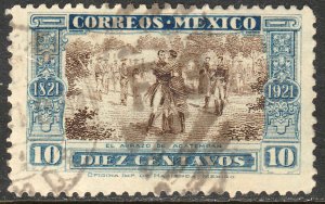 MEXICO 632, Centenary Abrazo de Acatempan USED  F-VF. (378)