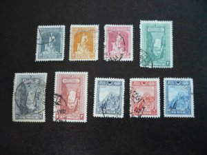 Stamps - Turkey - Scott# 634-642 - Used Partial Set of 9 Stamps