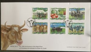 GUERNSEY FDC 2013 SEPAC COUNTRY SHOW