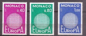 Monaco - 1970 - Mi. 977-79 (CEPT) - MNH - RB123