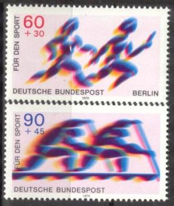 Berlin Germany 1979 Sport Rowing Athletics set of 2 MNH