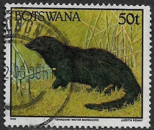 Botswana #530 Used Stamp - Water Mongoose - Wild Animal