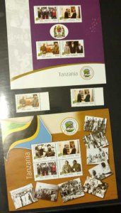 Tanzania - Independence - 2 Stamp Set, Two 4 Stamp Sheets - TAN1127C