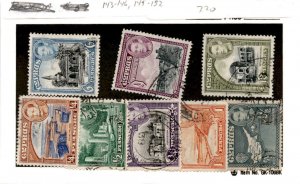 Cyprus, Postage Stamp, #143-146, 149-152 Used, 1938-44 (AC)
