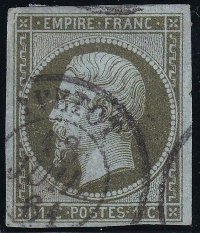 France 1853-1860 SC 12 Used