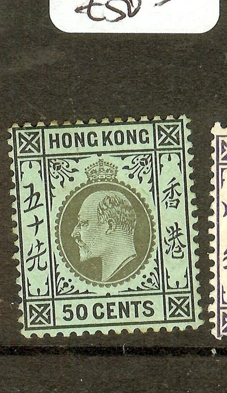 HONG KONG  (P1406B) KE  50C SG98      MOG