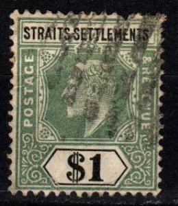 Straits Settlements #123 F-VF Used CV $45.00 (X4004)